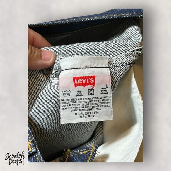 Vintage Levi’s 501xx Shrink-to-Fit Jeans Made In USA W58 L32 501 Deadstock NWT - Picture 3 of 8